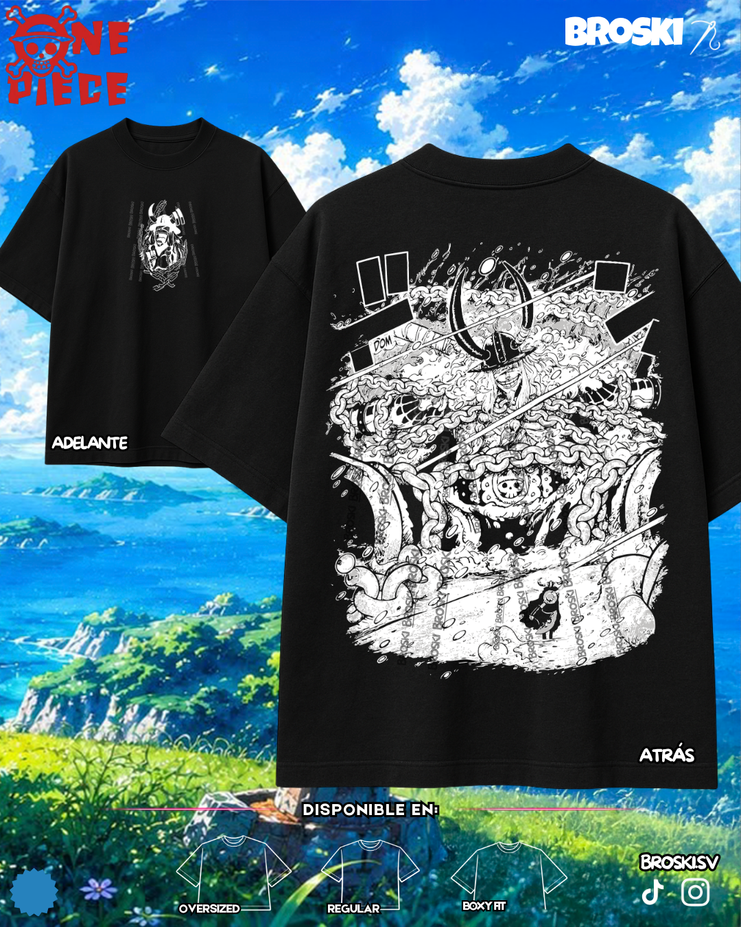 ONE PIECE ESTAMPADO