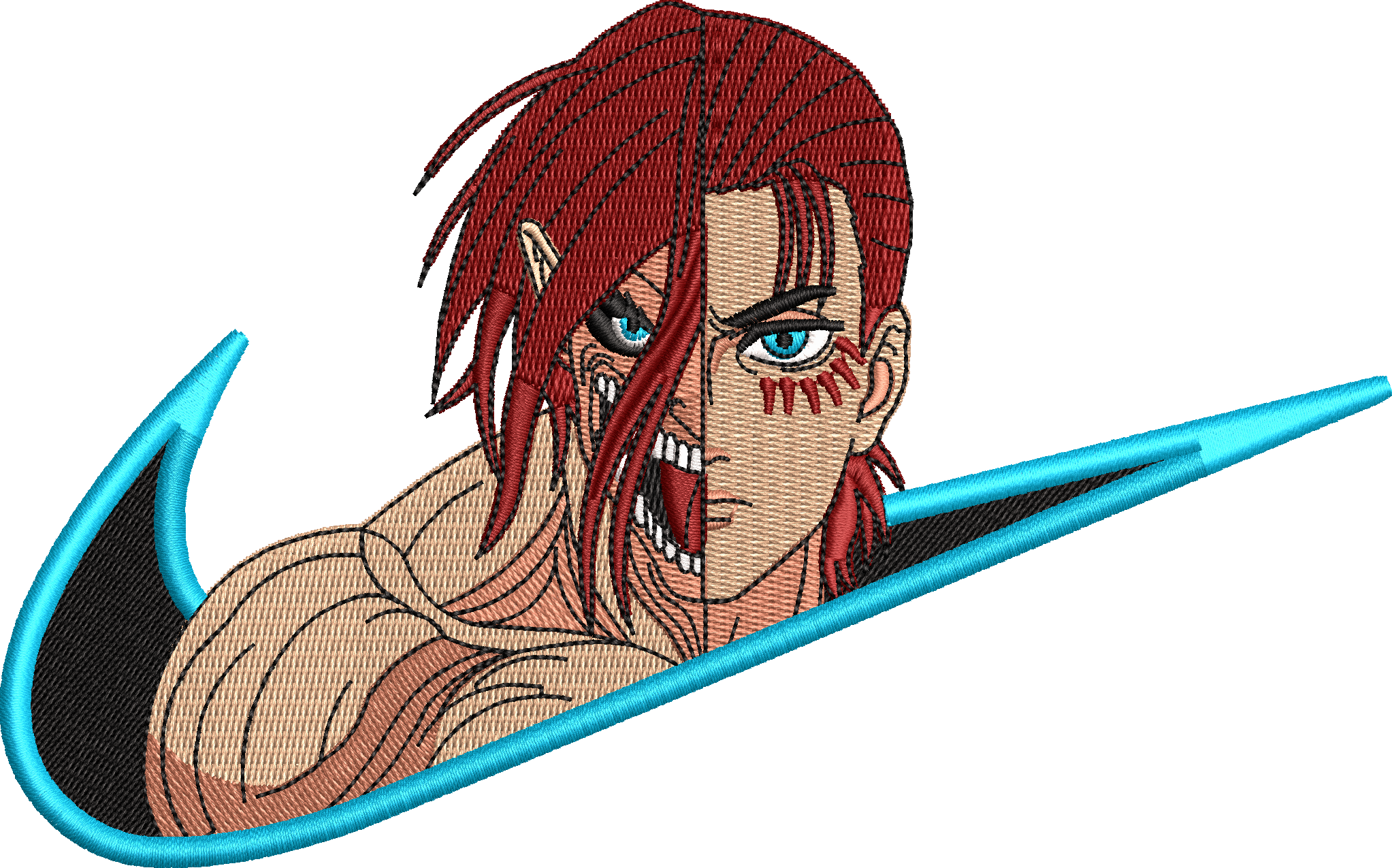 Atack on titan BORDADO