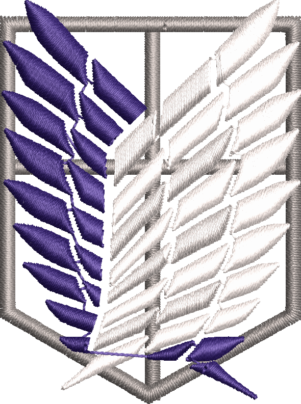 Atack on titan BORDADO