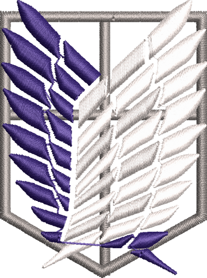 Atack on titan BORDADO