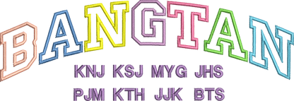 Artistas(Cantantes, bandas) BORDADO