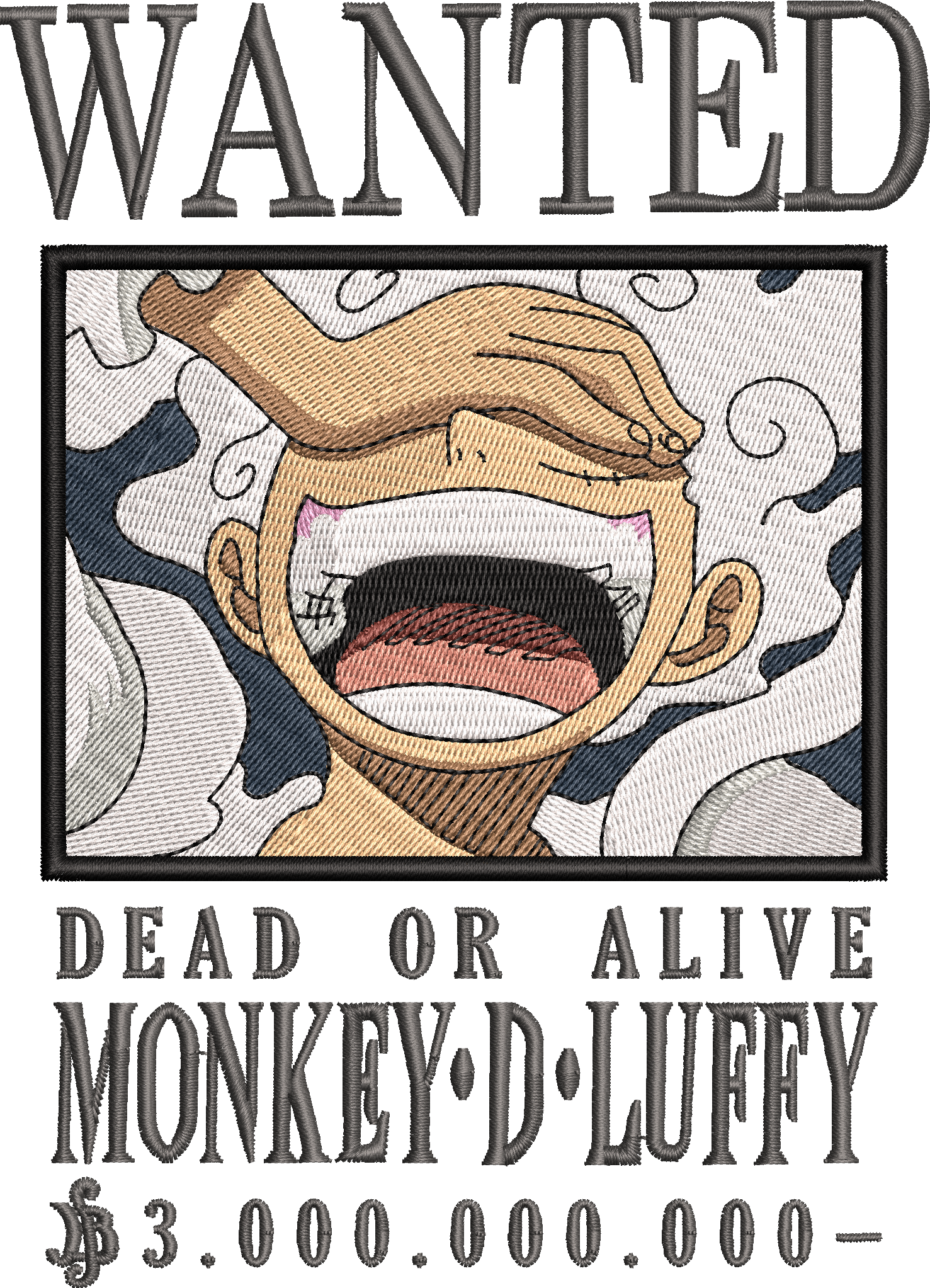 ONE PIECE BORDADO