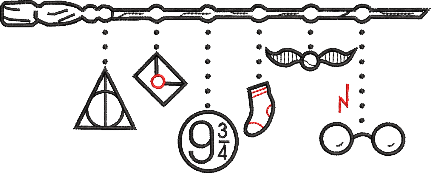 HARRY POTTER BORDADO