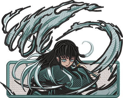 CAMISA BORDADA DEMON SLAYER