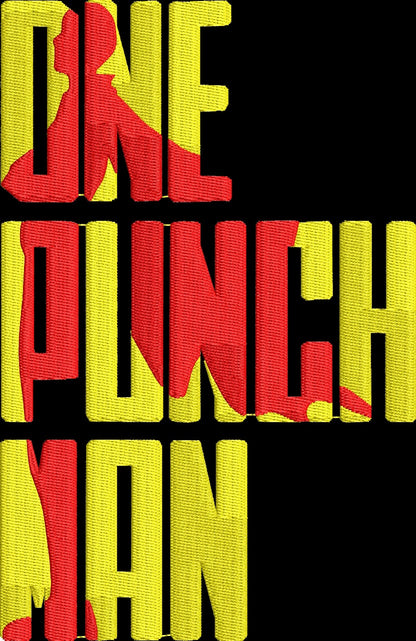 ONE PUNCH MAN BORDADO