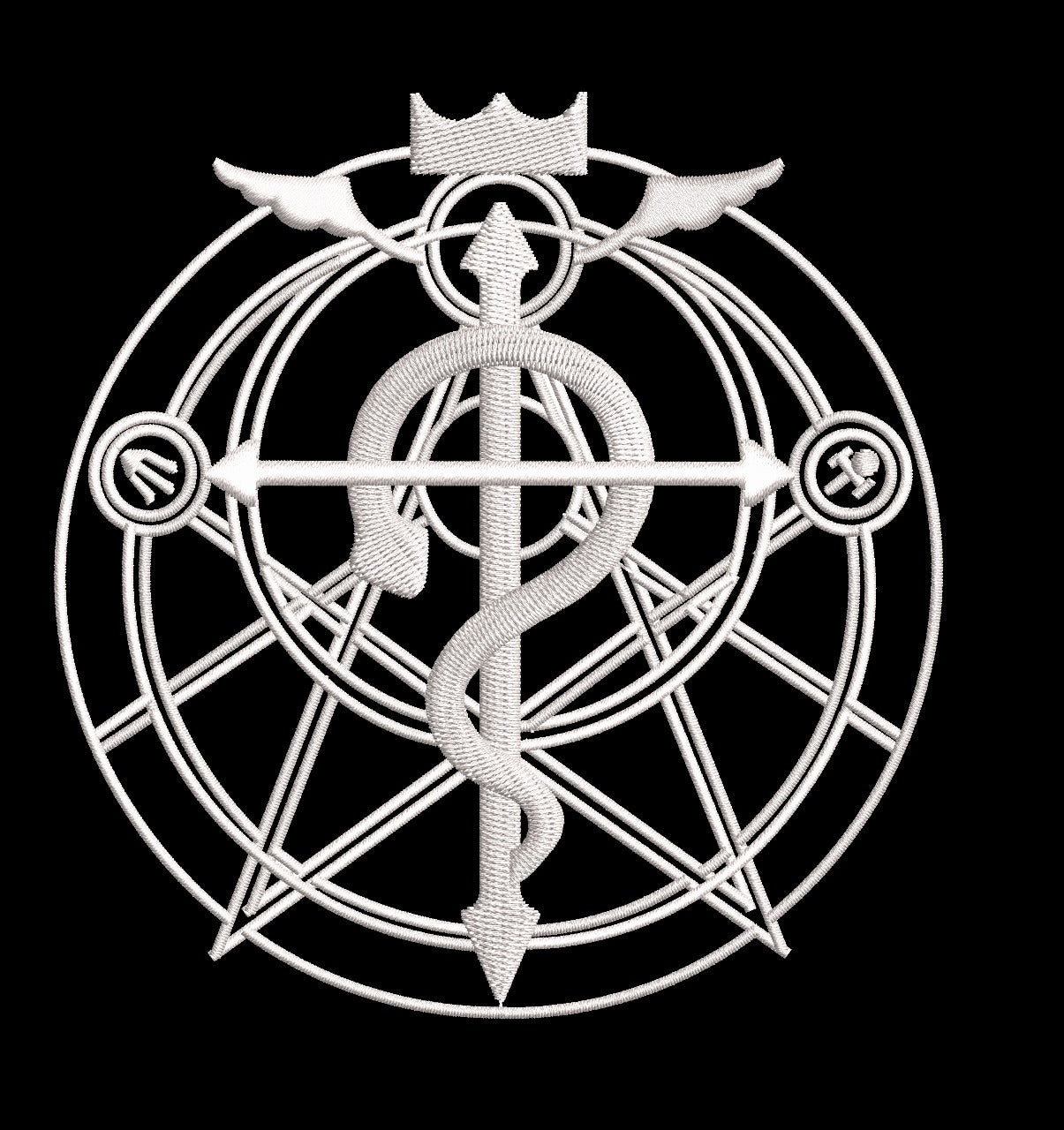 FULL METAL ALCHEMIST BORDADO