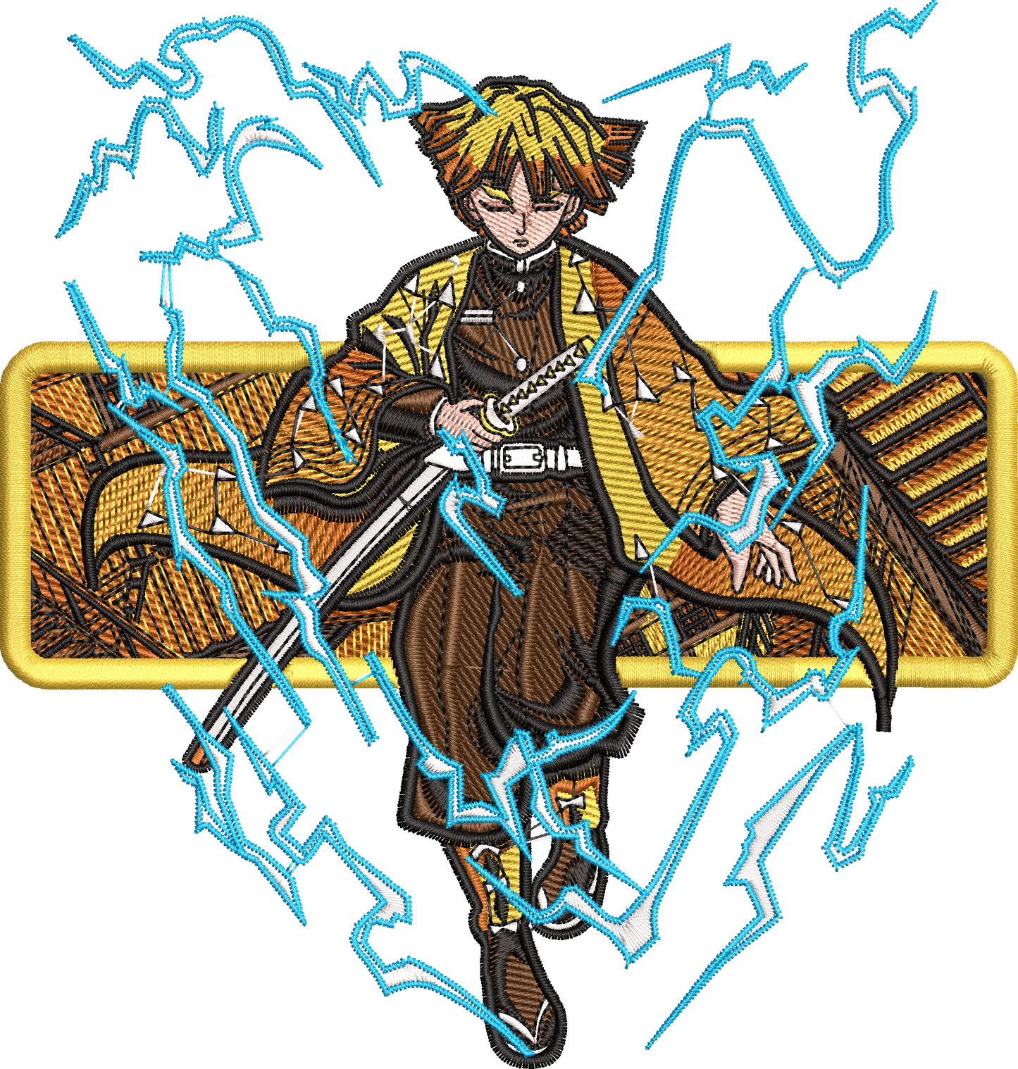 CAMISA BORDADA DEMON SLAYER