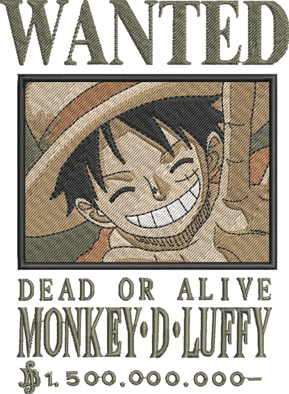 ONE PIECE BORDADO