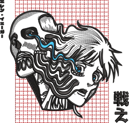 Atack on titan BORDADO