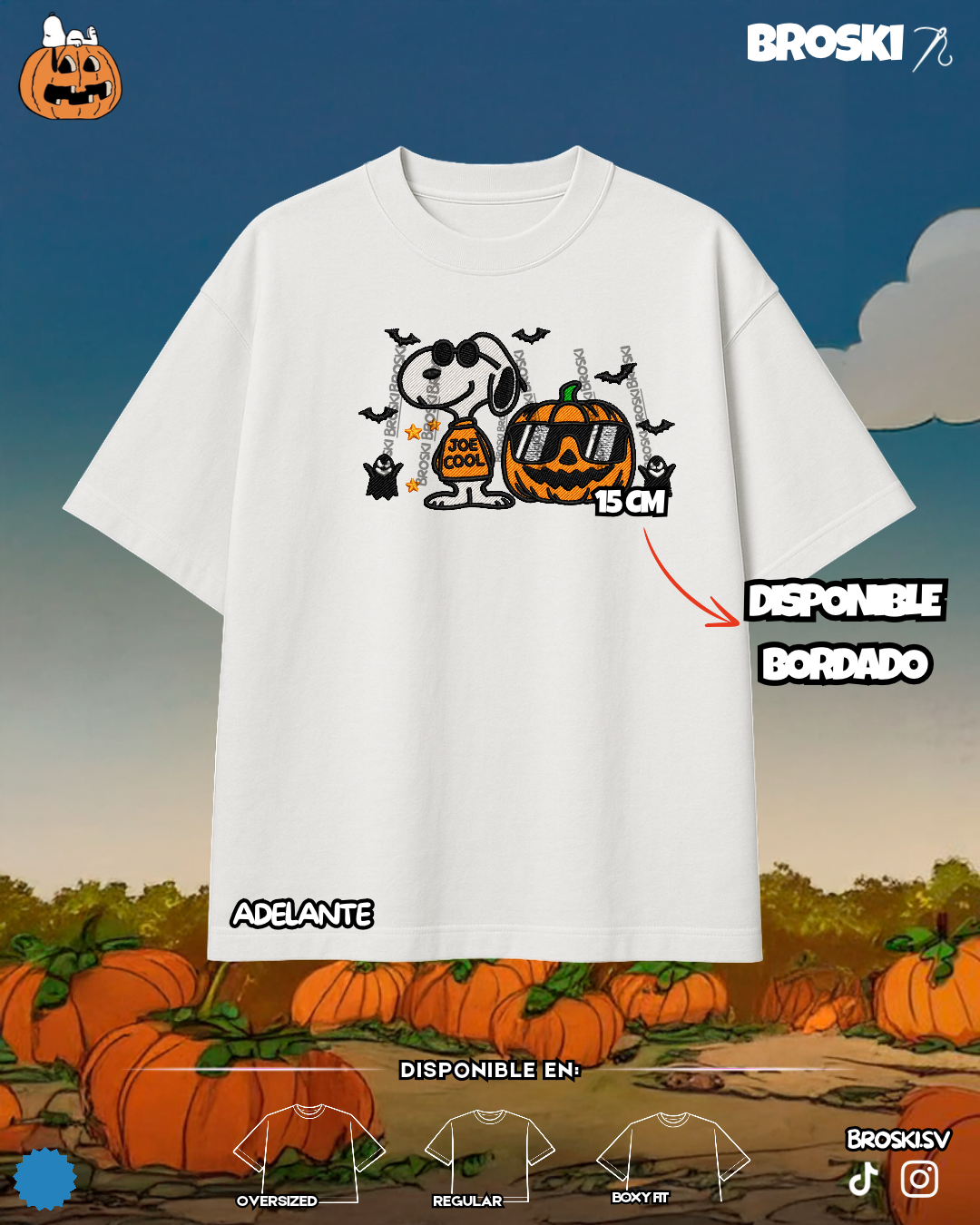 SNOOPY BORDADO