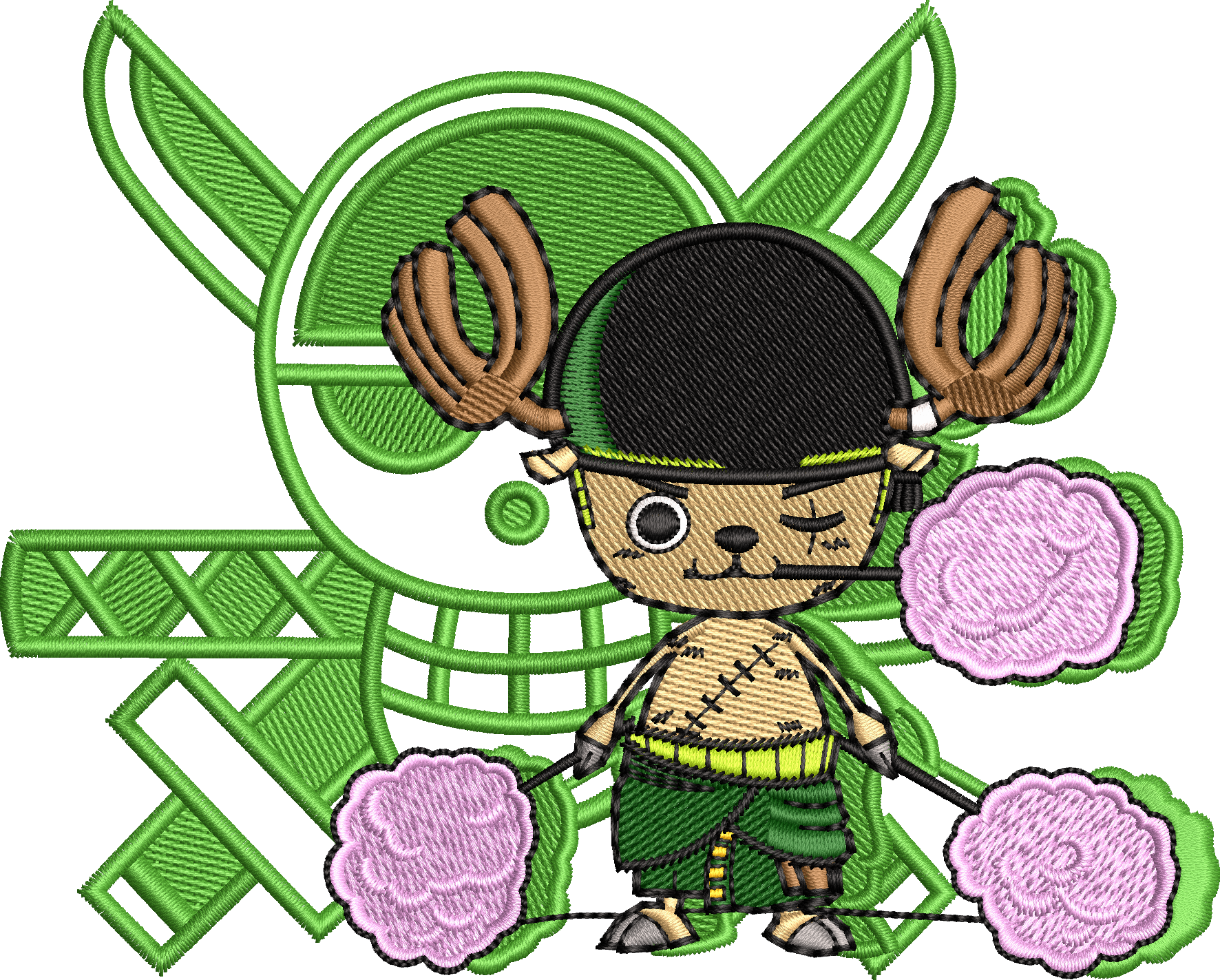 ONE PIECE BORDADO